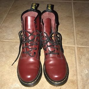 Dr. Martens 1460 maroon smooth